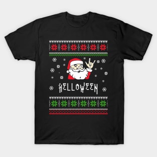 helloween santa metal T-Shirt